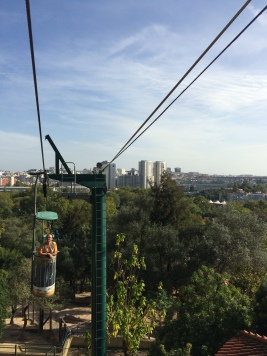 The Zoo's cable car is a cool way to see both the animals and Lisbon's skyline