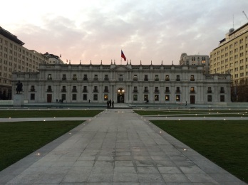'Palacio de la Moneda', where Salvador Allende lost his life