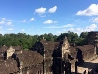 Angkor Wat is probably the best conserved monument in the Angkor complex