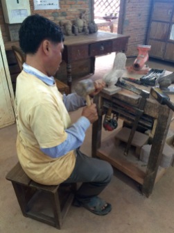 The Artisans Angkor trains and employs local handicraft artisans