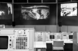 The original Apollo Mission Control, NASA Space Center, Houston (35mm, 1/60s, f2, ISO 2500)
