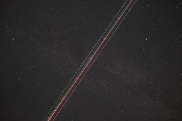 Before: A plane crosses the Milky Way, Crete, Greece (16mm, 20s, f1.4, ISO 640, PPL0-Raw)