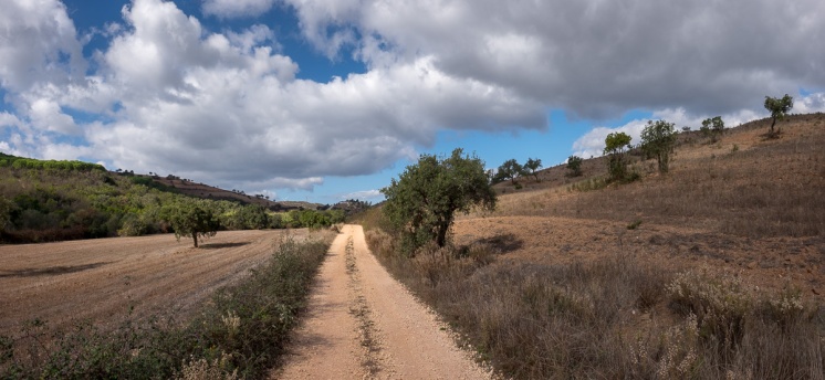 Near Bensafrim, Algarve, Portugal (3-picture panorama, 16mm, f8, 1/350s, ISO 200, PPL1-Corrected)